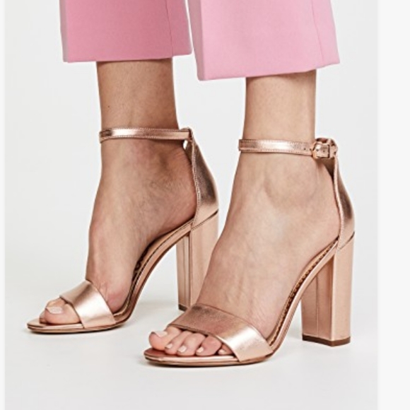 Sam Edelman Shoes - Sam Edelman Yaro Sandals in Blush Gold size 8